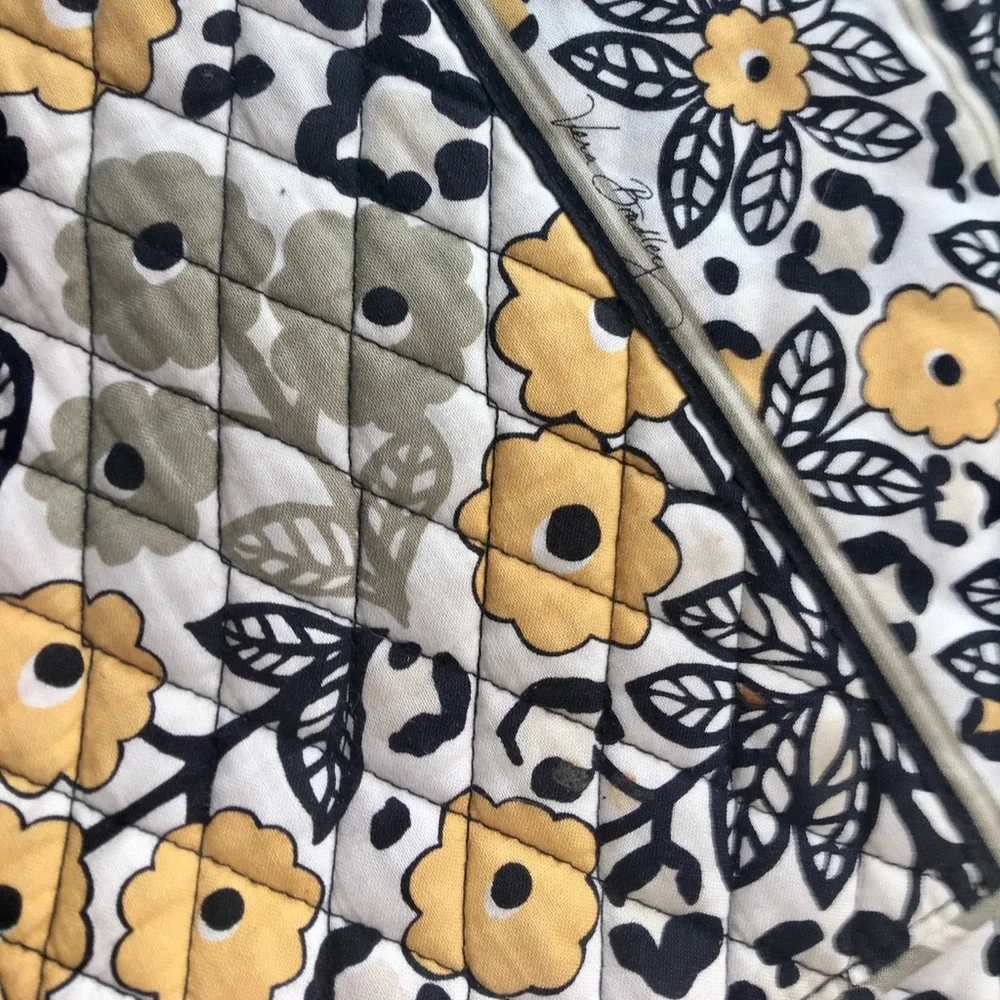VERA BRADLEY yellow/neutral floral diaper bag